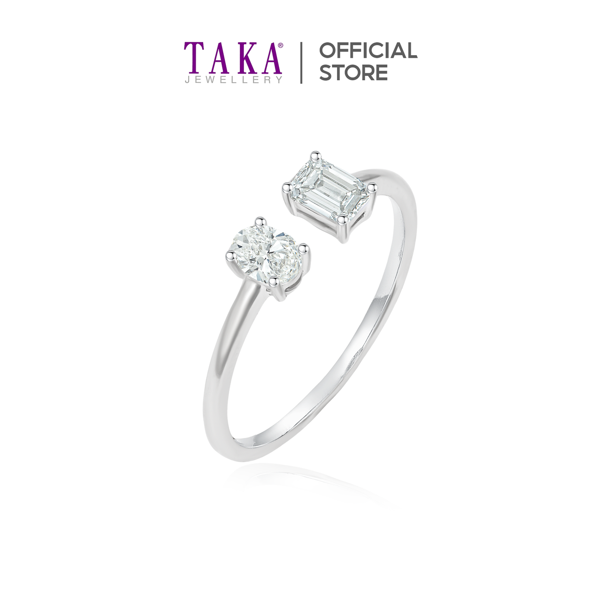 TAKA Jewellery Lab Grown Diamond Ring 10K Gold
