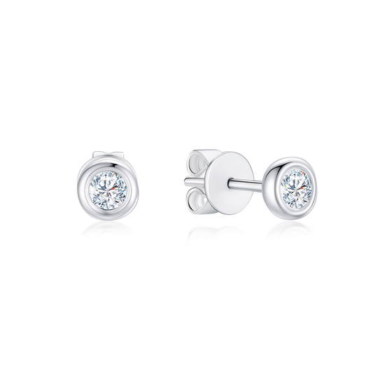 TAKA Jewellery Galaxe Diamond Earrings 9K Gold