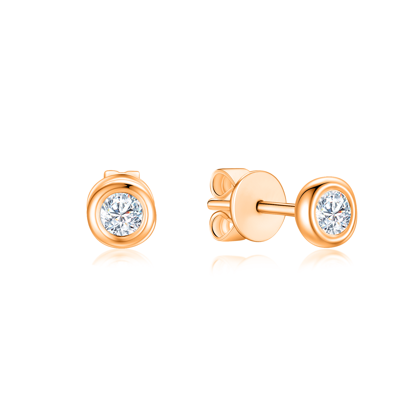 TAKA Jewellery Galaxe Diamond Earrings 9K Gold