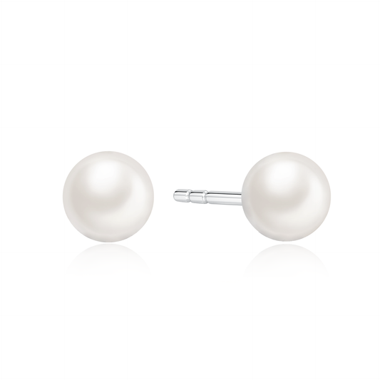 TAKA Jewellery Lustre Pearl Earrings 9K
