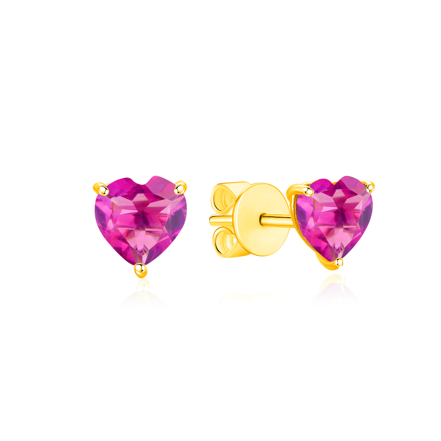TAKA Jewellery Spectra Gemstone Earrings 9K Gold