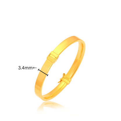 TAKA Jewellery 916 Gold Classic Bangle