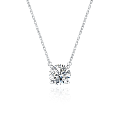 TAKA Jewellery Lab Grown Solitaire Diamond Necklace 10K Gold