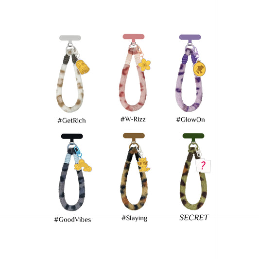 TAKA Jewellery 999 Pure Gold โGood Vibesโ Blind Box Series | 0.1gm Gold Charm with Phone Strap