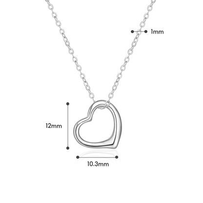 TAKA Jewellery Dolce 18K Gold Heart Necklace