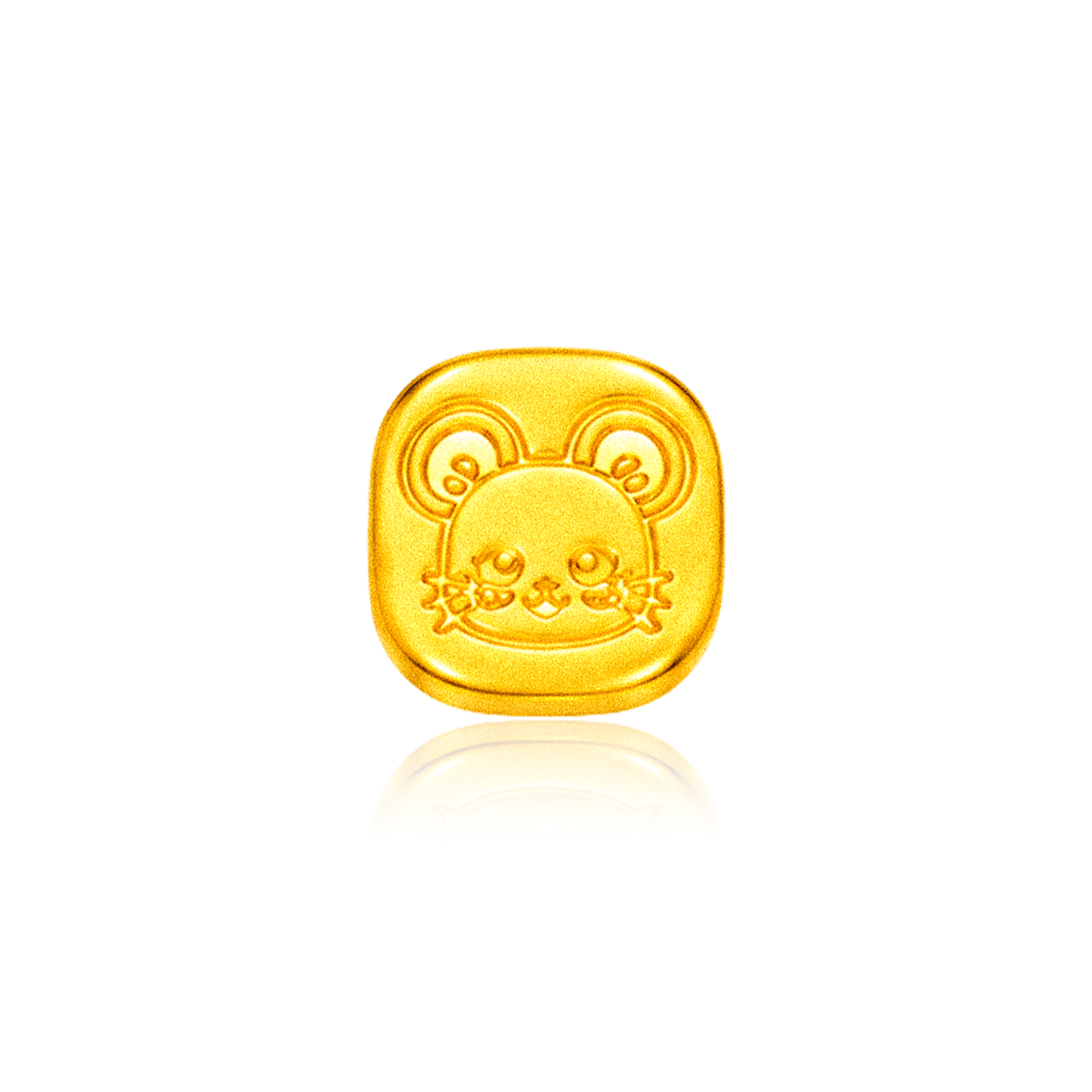 TAKA Jewellery Petite Gold 999 Pure Gold Chinese Zodiac Series - Square