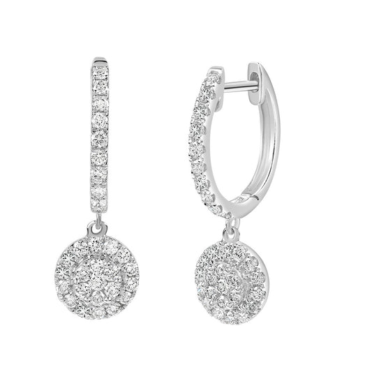 TAKA Jewellery Galaxe Diamond Dangling Earrings 18K