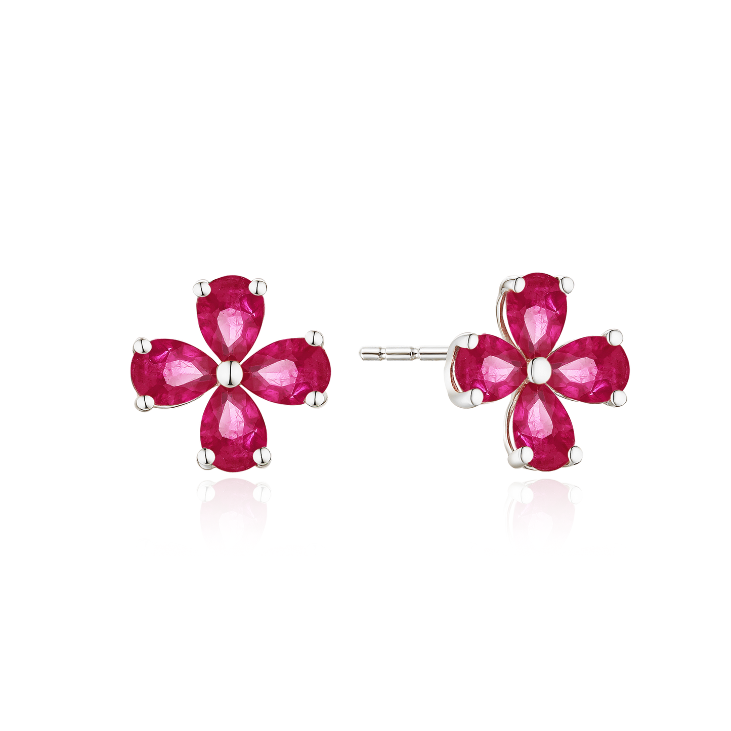 TAKA Jewellery Spectra Ruby Earrings 18K