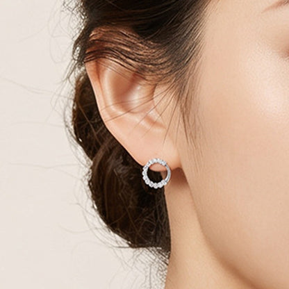 [PROMO] TAKA Jewellery 10K Gold Lab Grown Diamond Circle Stud Earrings
