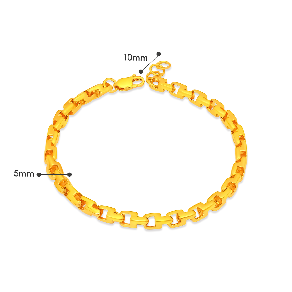 TAKA Jewellery 916 Gold Bracelet
