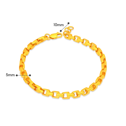 TAKA Jewellery 916 Gold Bracelet