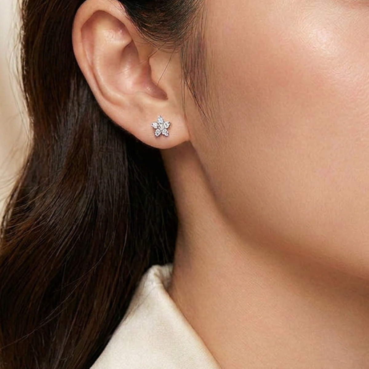 TAKA Jewellery 10K Gold Lab Grown Diamond Earrings