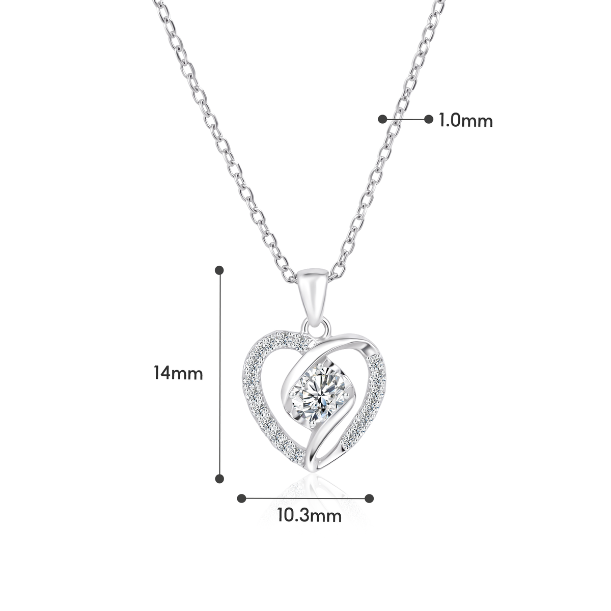 [PROMO] TAKA Jewellery 10K Lab Grown Diamond Sweetheart Sparkle Necklace