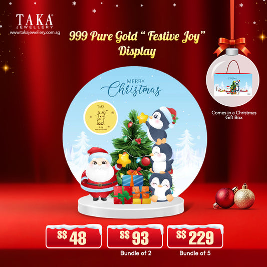 [PROMO]TAKA Jewellery 999 Pure Gold 2025 “Festive Joy” Christmas Gift