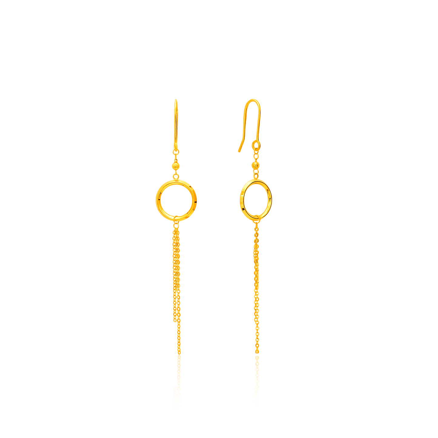TAKA Jewellery Dolce 18K Gold Earrings Tassels