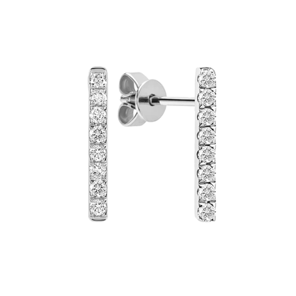TAKA Jewellery Diamond Earrings 9K Gold