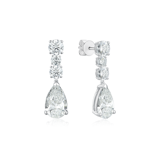 TAKA Jewellery Lab Grown Diamond Earrings 10K Gold
