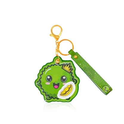 [PROMO] TAKA Jewellery 999 Pure Gold Durian Keychain (Bundle of 4)