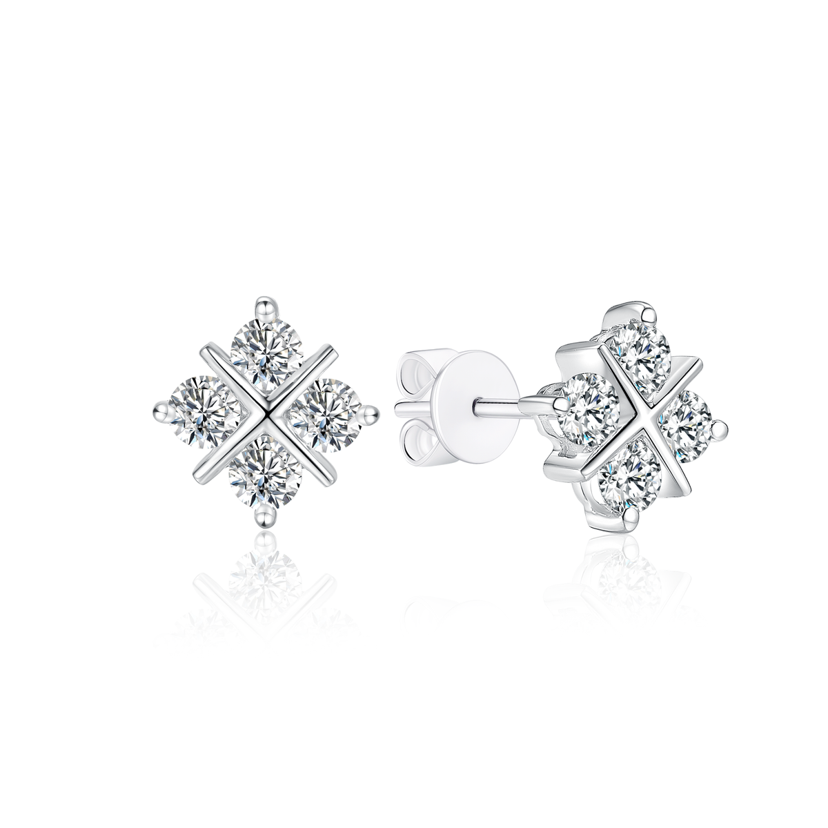 TAKA Jewellery Lab Grown Diamond Earrings 10K Gold
