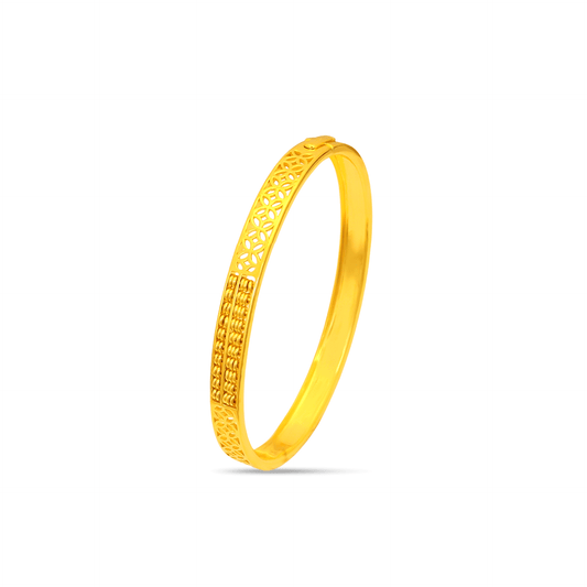 TAKA Jewellery 916 Gold Abacus Bangle