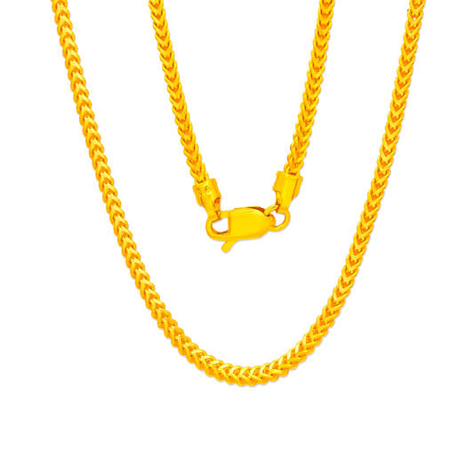 TAKA Jewellery 916 Gold Chain Foxtail