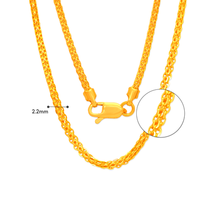 TAKA Jewellery 916 Gold Chain