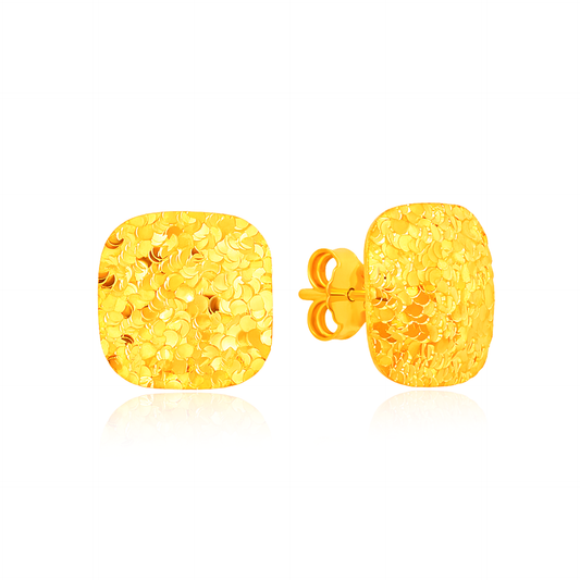 TAKA Jewellery 916 Gold Luminous Aura Earrings