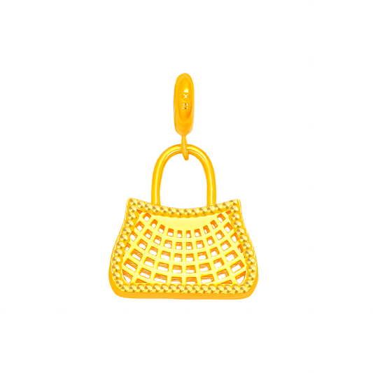 TAKA Jewellery 916 Gold Charm Handbag