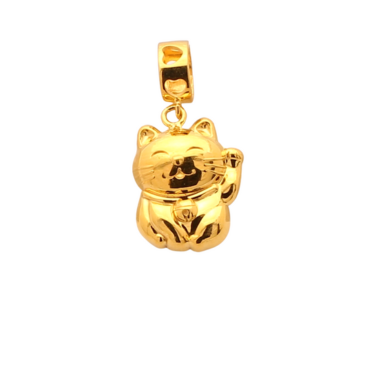 TAKA Jewellery 916 Gold Charm Cat