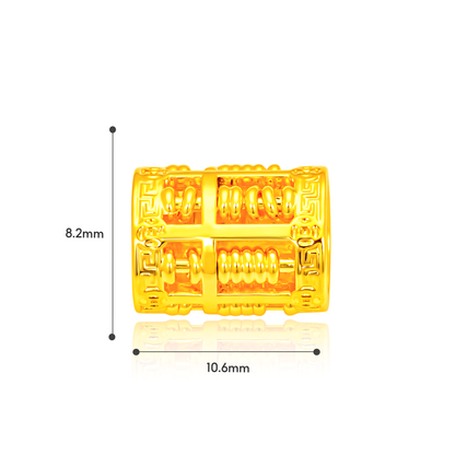 TAKA Jewellery Golden Blessings Series 916 Gold Lightweight Charm - Lion Prosperity . Galloping Wealth