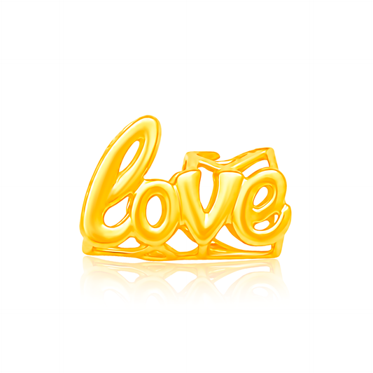 TAKA Jewellery 916 Gold Charm Love