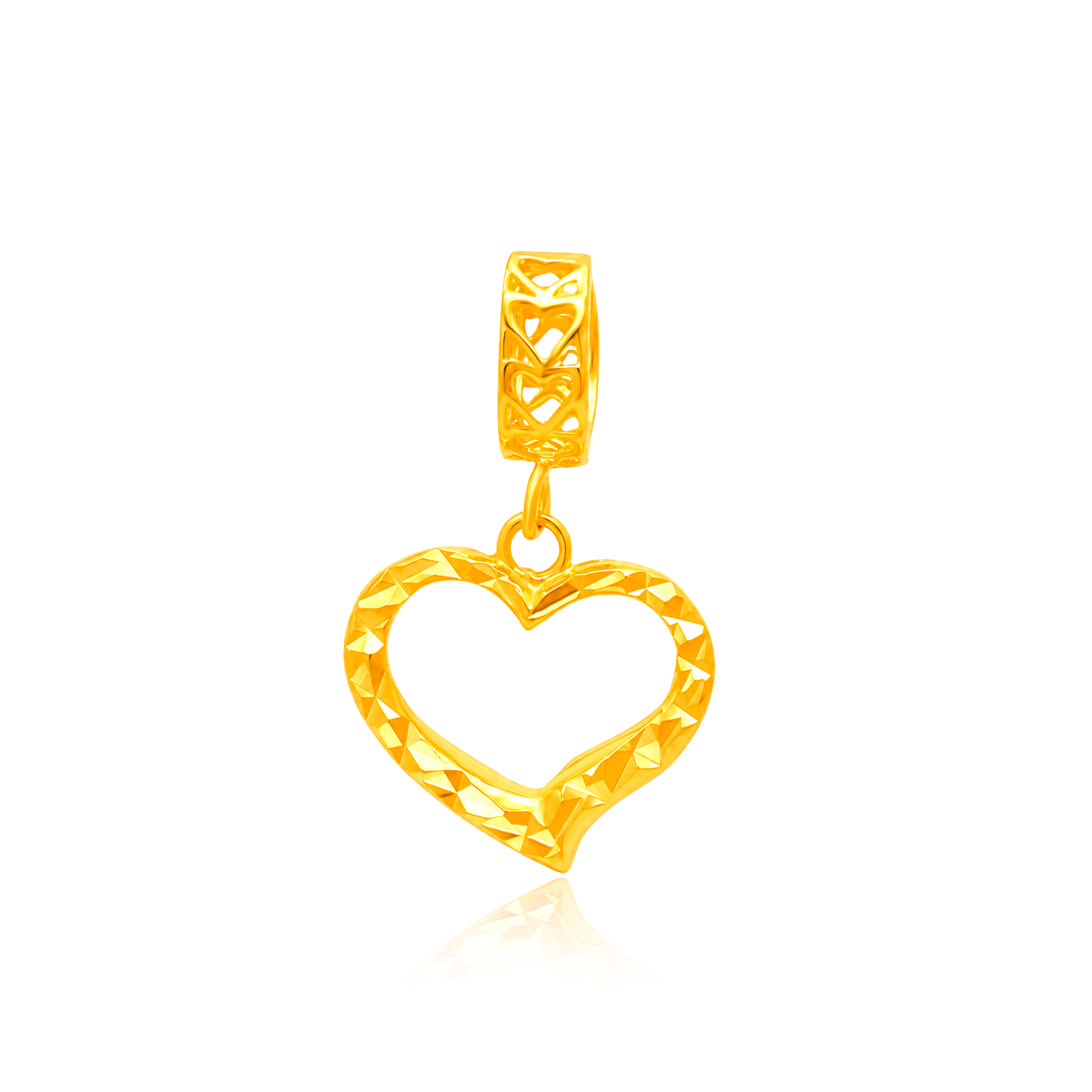 TAKA Jewellery 916 Gold Charm Heart