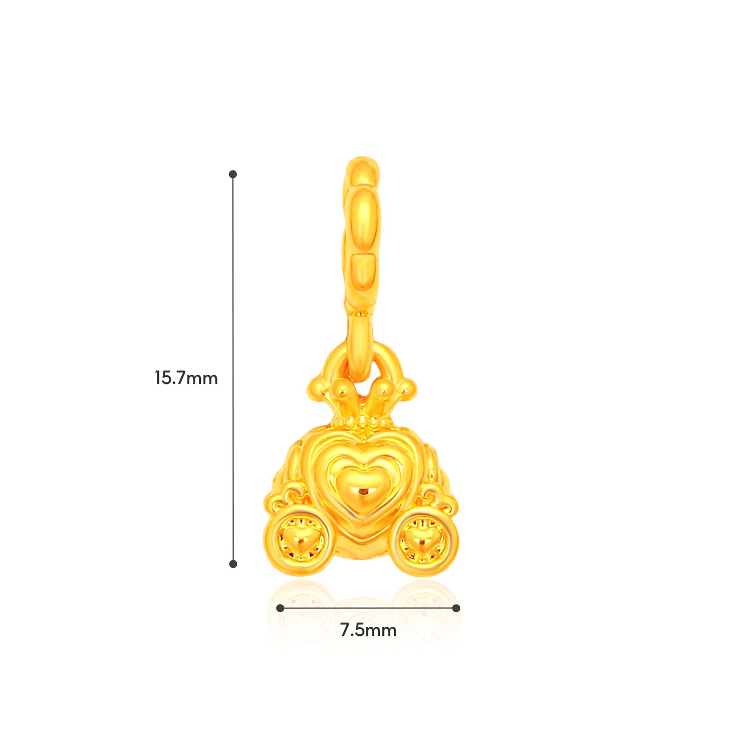 TAKA Jewellery 916 Gold Mini Charm Assorted Designs