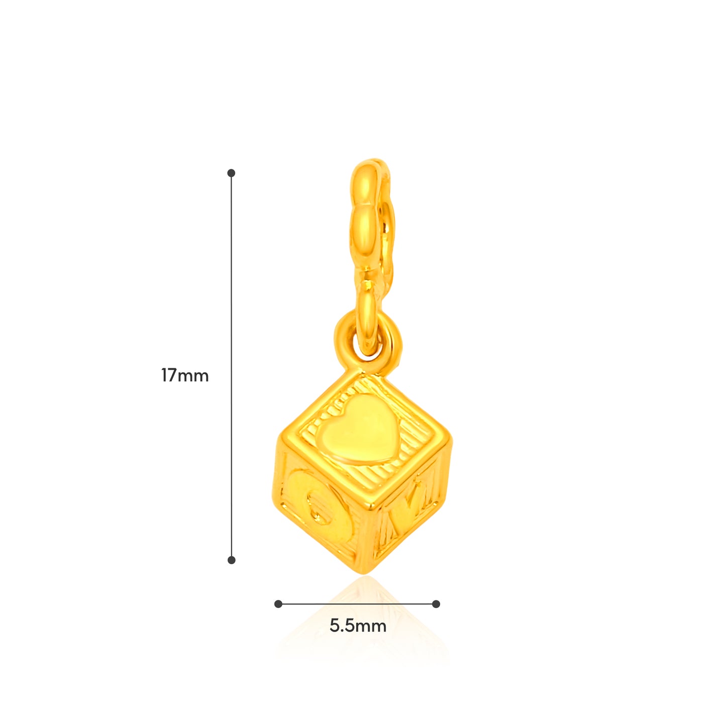TAKA Jewellery 916 Gold Mini Charm Assorted Designs