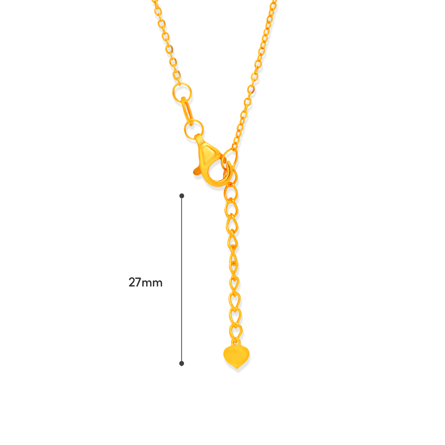 TAKA Jewellery Bamboo Bead 916 Gold Necklace