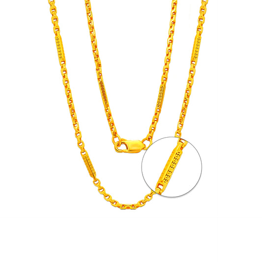 TAKA Jewellery 916 Gold Chain Necklace