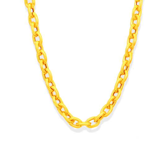 TAKA Jewellery 916 Gold Long Necklace Links