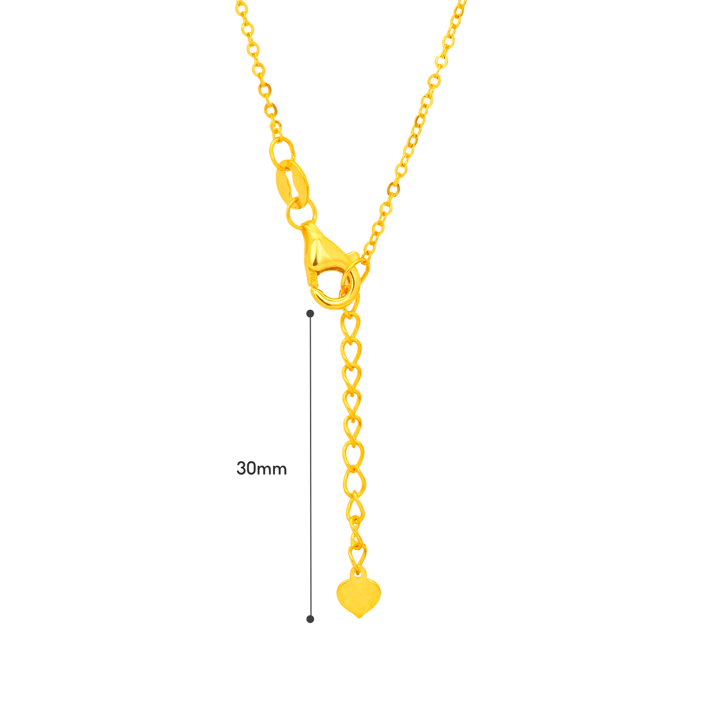 TAKA Jewellery 916 Gold Starry Necklace