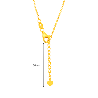 TAKA Jewellery 916 Gold Starry Necklace