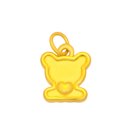 TAKA Jewellery 999 Pure Gold Pendant Bear