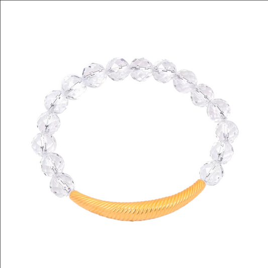 TAKA Jewellery 999 Pure Gold Charm Beads Bracelet