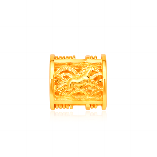 TAKA Jewellery Golden Horse Abacus Pendant