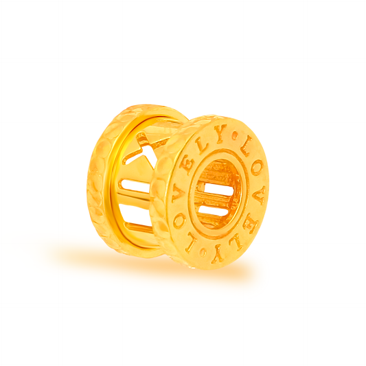 TAKA Jewellery 916 Gold Pendant Barrel