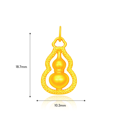 TAKA Jewellery 999 Pure Gold Mini Pendant - Assorted Designs