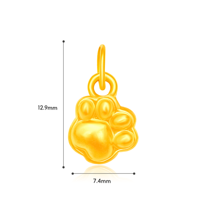 TAKA Jewellery 999 Pure Gold Mini Pendant - Assorted Designs