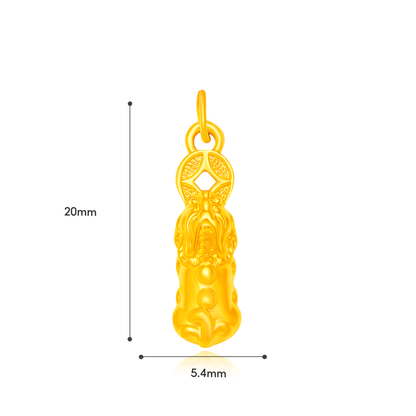 TAKA Jewellery 999 Pure Gold Mini Pendant - Assorted Designs