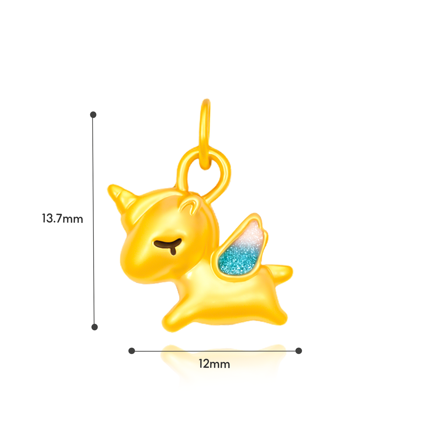 TAKA Jewellery 999 Pure Gold Mini Pendant - Assorted Designs