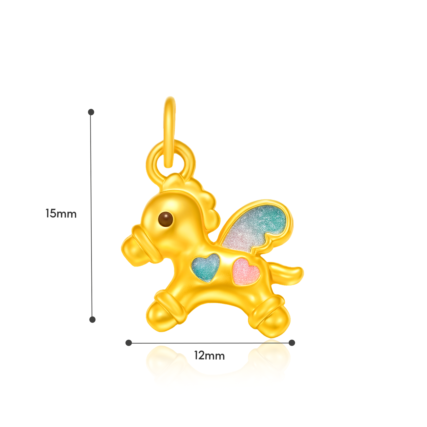 TAKA Jewellery 999 Pure Gold Mini Pendant - Assorted Designs