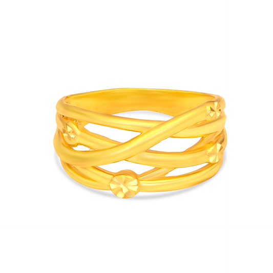 TAKA Jewellery 916 Gold Ring