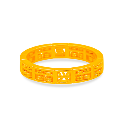 TAKA Jewellery 916 Gold Ring Eternity Abacus